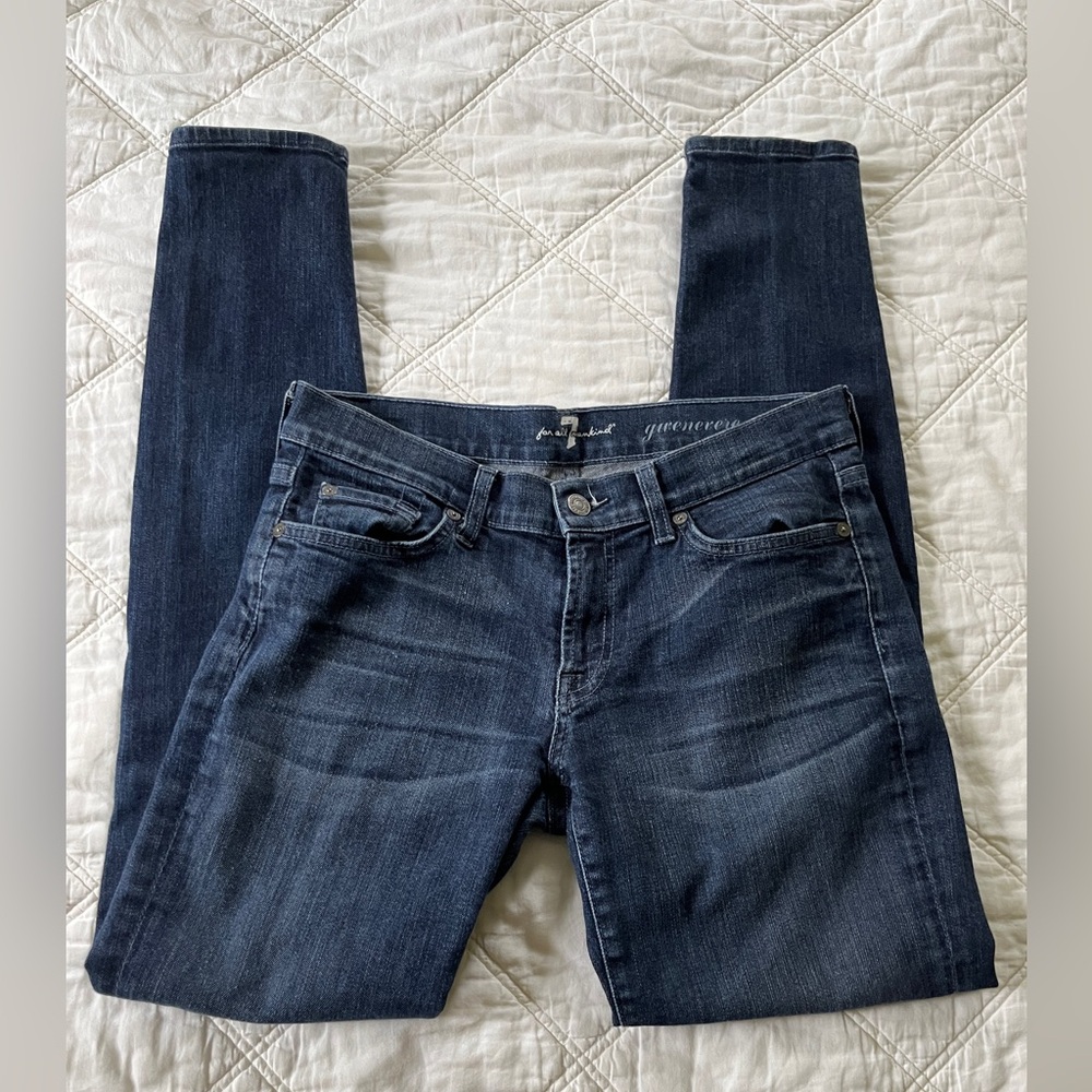 7 For All Mankind Gwenevere Low-Rise Skinny Jeans